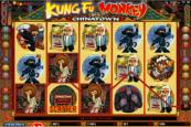 Kung Fu Monkey goes to Chinatown bonus slot machine